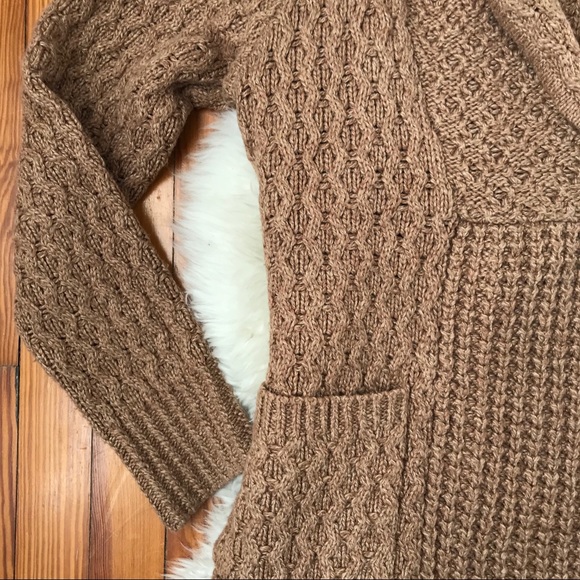 MADEWELL Tan Shawl Collar Snap Cardigan Sz XS - Picture 4 of 7